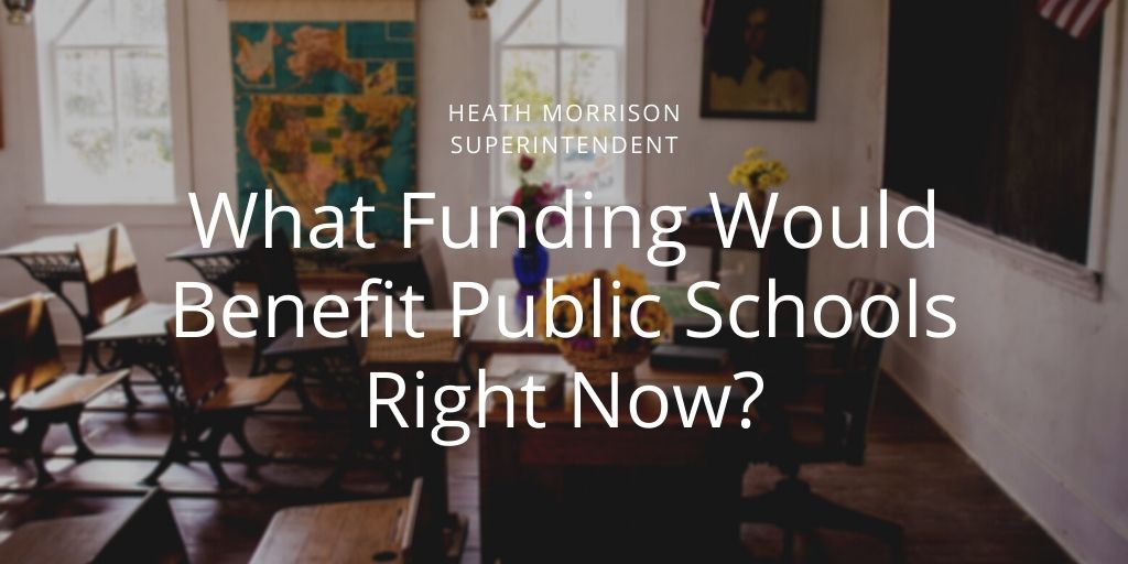 Heath Morrison Superintendent Charlotte What Funding Would Benefit Public Schools Right Now