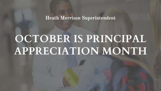 October is Principal Appreciation Month
